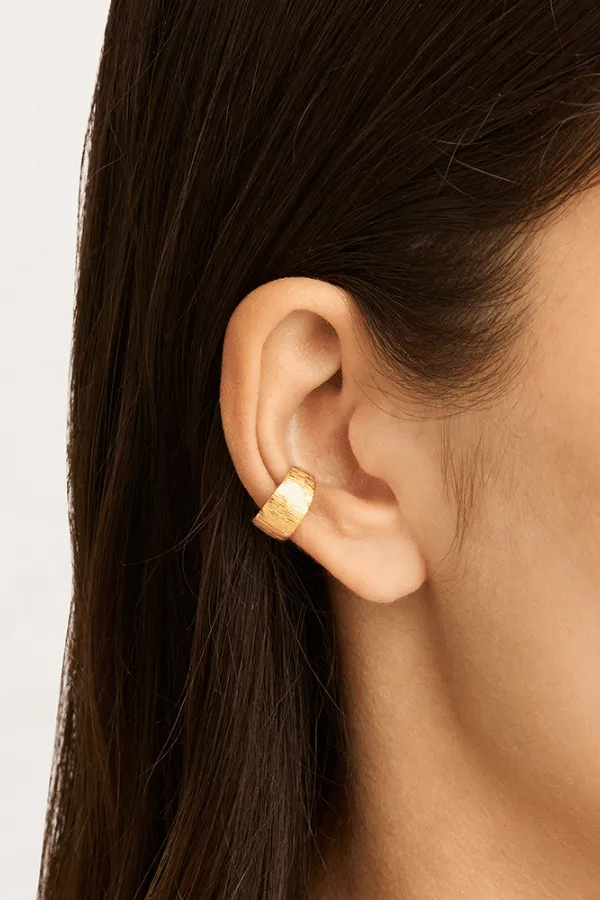 18k Gold Vermeil Woven Light Ear Cuff