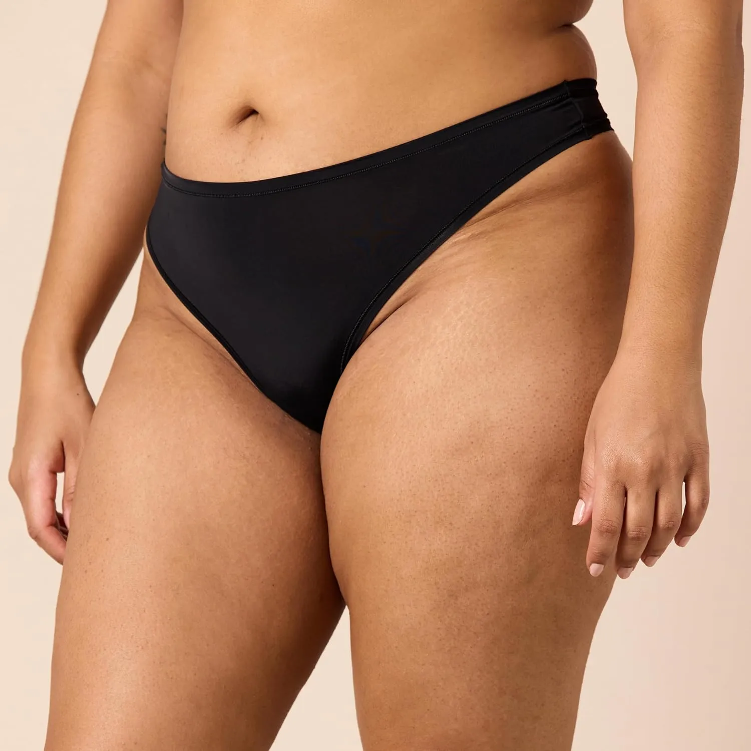 Amazon Essentials Women's Microfiber Underwear (Hipster & Thong, Available in Plus Size), Pack of 6
