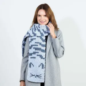 Bernat Craft EZ Graph It Kitty Face Scarf