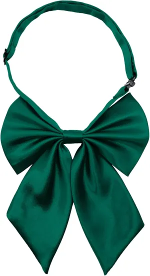 Bow Tie for Women Pre-tied Floppy Womens Tie Solid Color Women's Bowknot Bow Tie for Uniform Cosplay Party