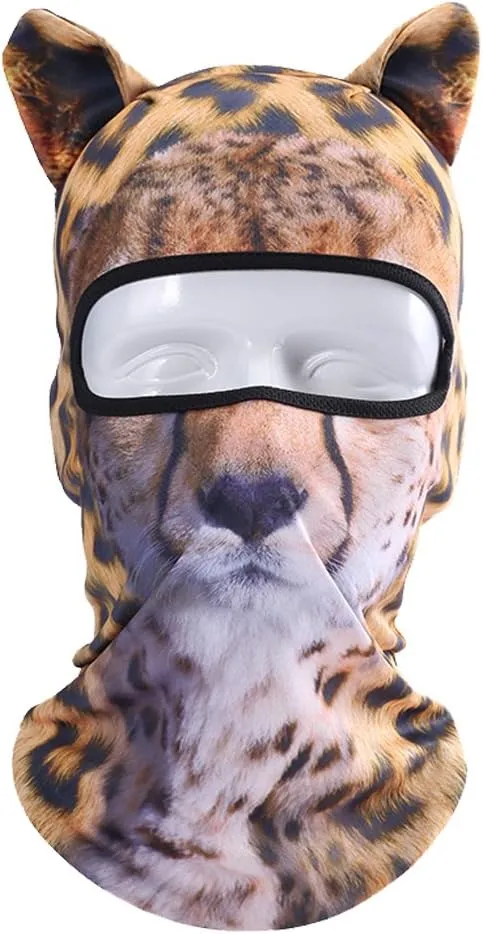 Cat Balaclava,Dog Balaclava,Halloween Hat,Cute Full Face Hood Mask Animal Ski Mask for Hiking Riding Sports Outdoor