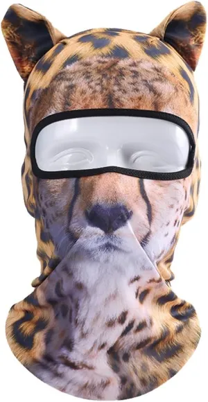 Cat Balaclava,Dog Balaclava,Halloween Hat,Cute Full Face Hood Mask Animal Ski Mask for Hiking Riding Sports Outdoor