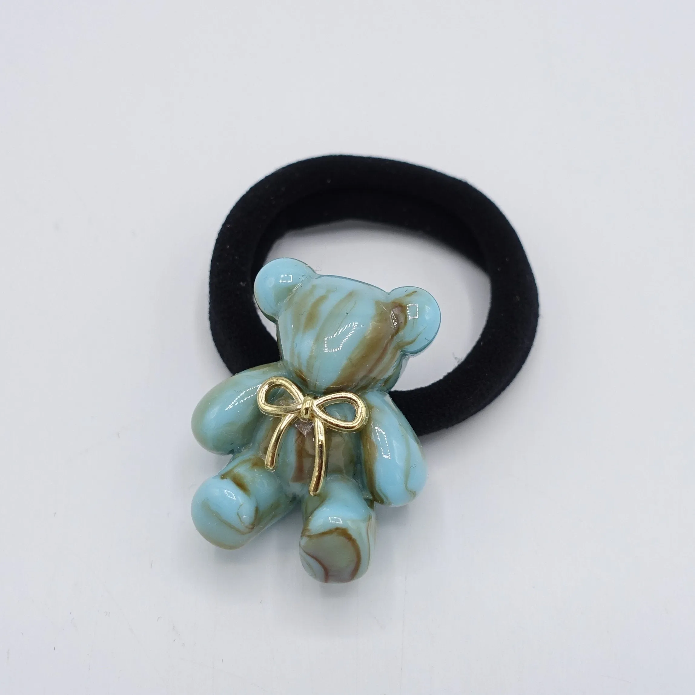 cellulose bear ponytail holder, bear hair ties, bear hair elastic