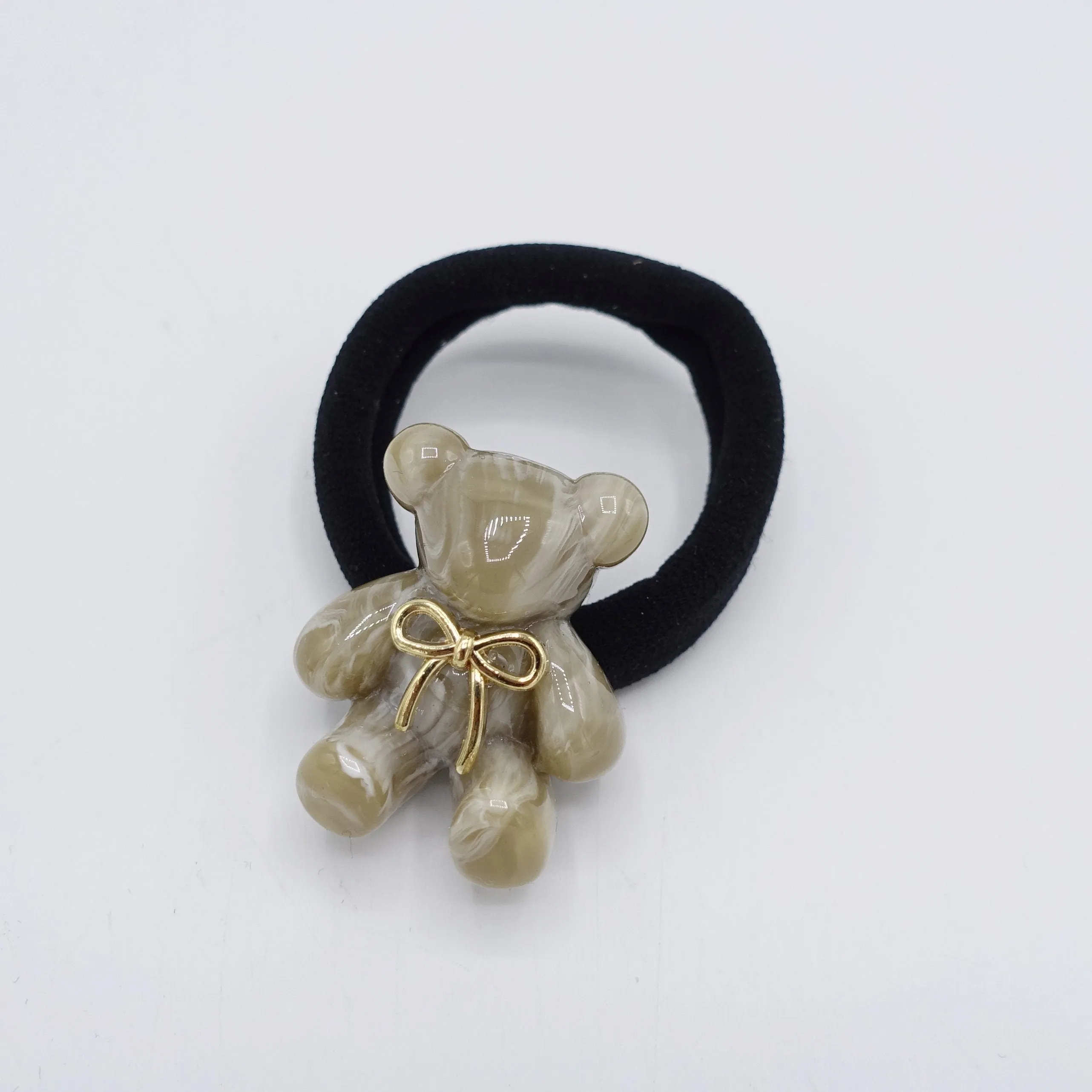 cellulose bear ponytail holder, bear hair ties, bear hair elastic