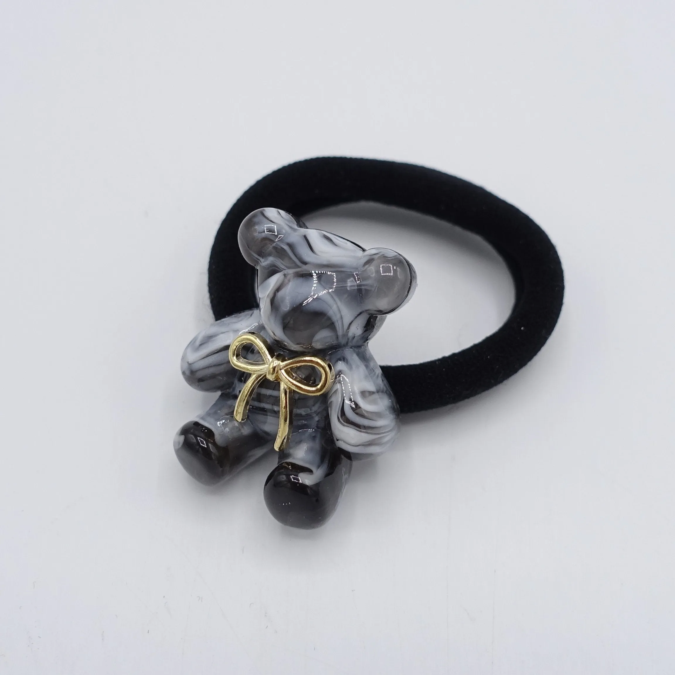 cellulose bear ponytail holder, bear hair ties, bear hair elastic