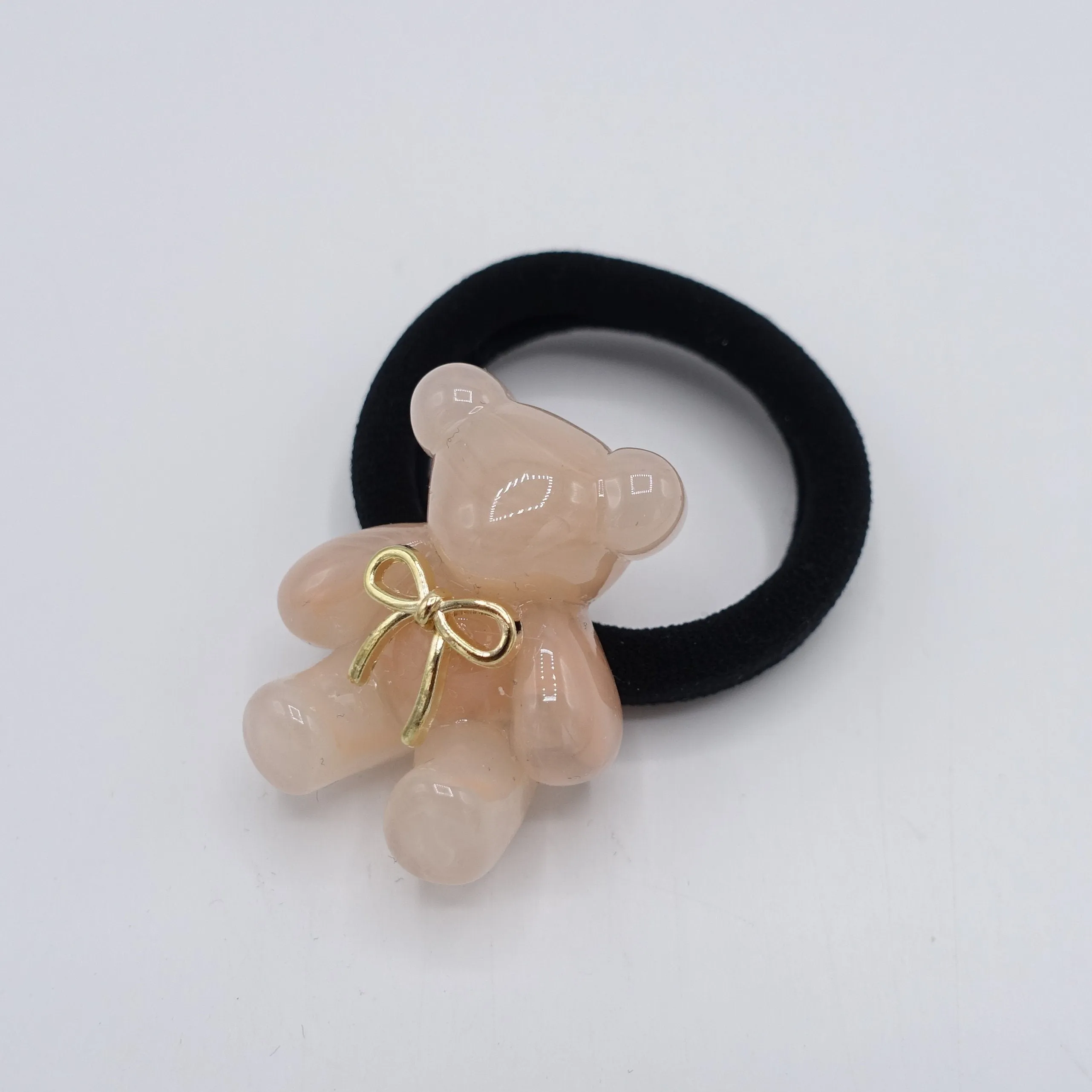 cellulose bear ponytail holder, bear hair ties, bear hair elastic