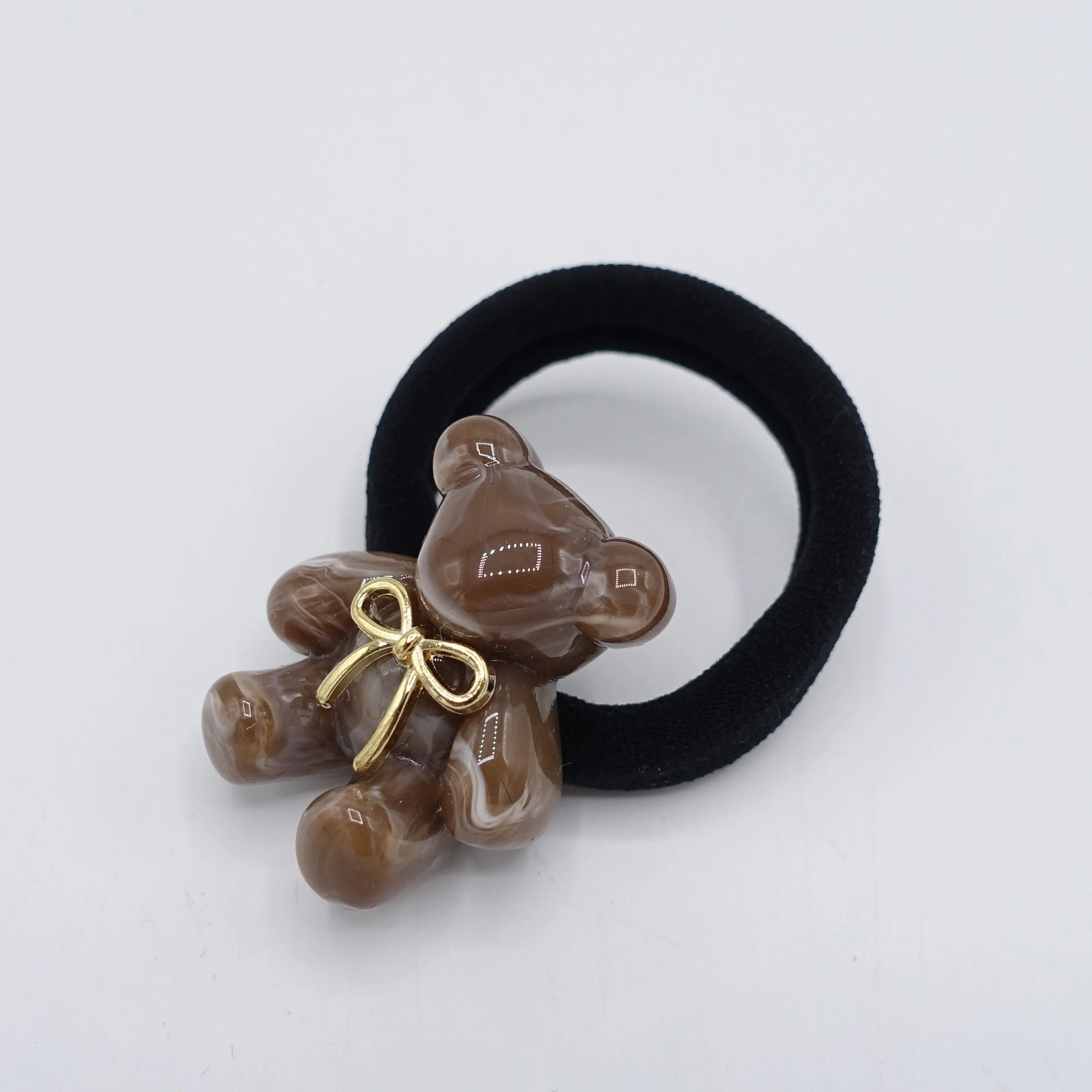 cellulose bear ponytail holder, bear hair ties, bear hair elastic