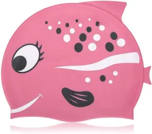 DoubleWood Kids Swimming Caps Fun Swimming Hat Comfortable Silicone Children Toddlers Swim Cap Waterproof Protect Ear Swim Pool Hat for Boys and Girls