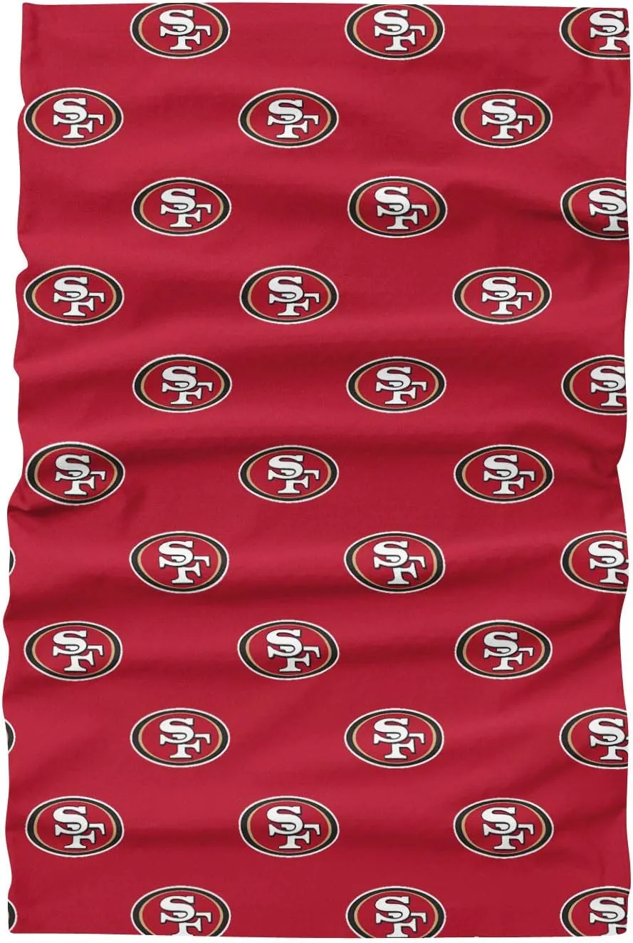 FOCO NFL unisex-adult Nfl Team Logo Neck Gaiter Multiuse
