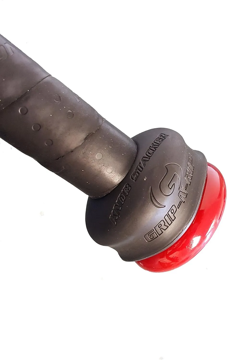 Grip-N-Rip Knob Stacker Choke-Up Ring for Baseball/Softball Bats Provides Choking Up Space & Relief from Bat Sting, Stackable for Custom Fit and Comfort