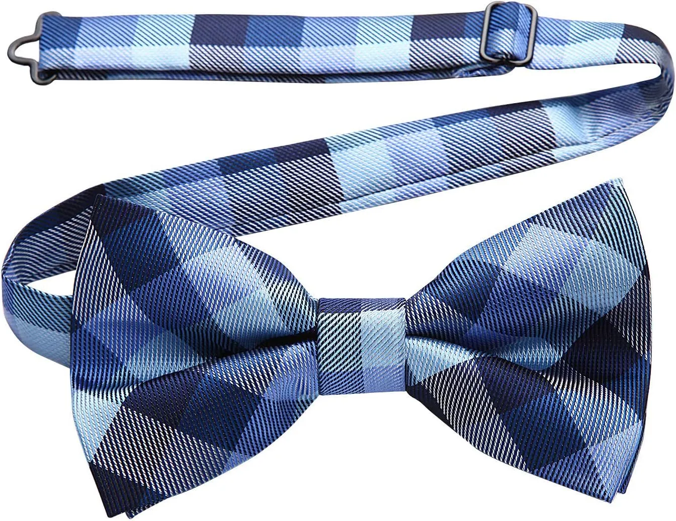 HISDERN Bow Ties for Men Pretied Bowties Classic Formal Business Bow Tie Adjustable Tuxedo Bowtie for Wedding Party