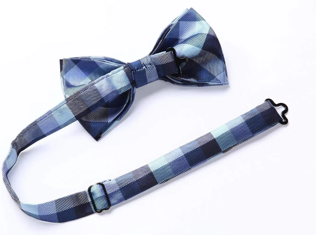 HISDERN Bow Ties for Men Pretied Bowties Classic Formal Business Bow Tie Adjustable Tuxedo Bowtie for Wedding Party