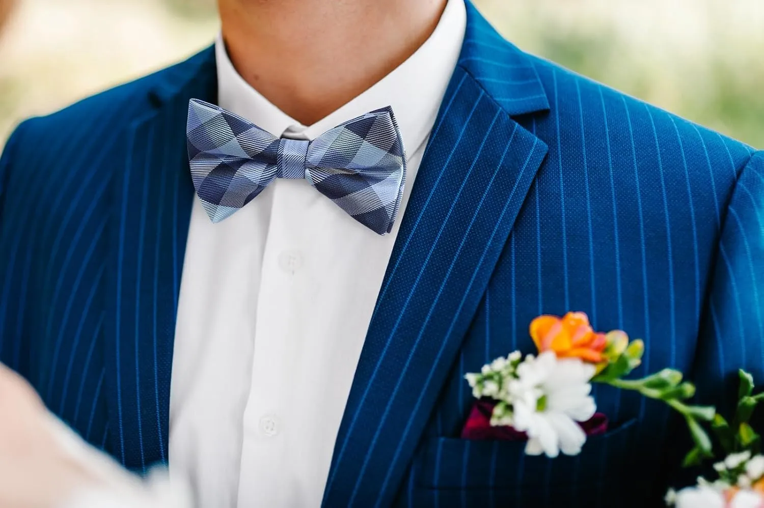 HISDERN Bow Ties for Men Pretied Bowties Classic Formal Business Bow Tie Adjustable Tuxedo Bowtie for Wedding Party