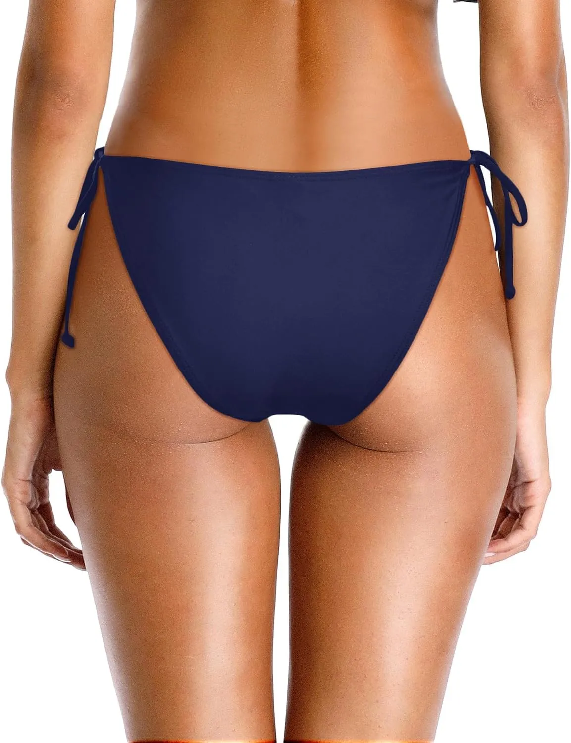Holipick Bikini Bottoms for Women String Bathing Suit Bottom with Moderate Coverage Low Waist Swim Bottom