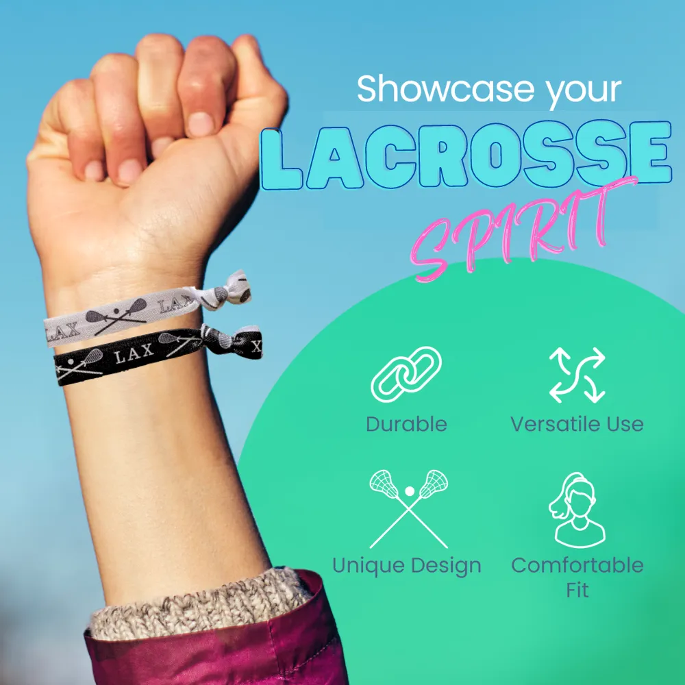 Lacrosse Hair Ties Set- 5 pack