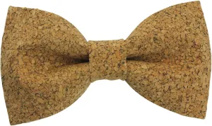 Large Butterfly Cork Bow Tie with Adjustable Neckband