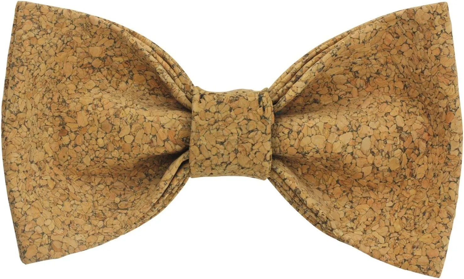 Large Butterfly Cork Bow Tie with Adjustable Neckband