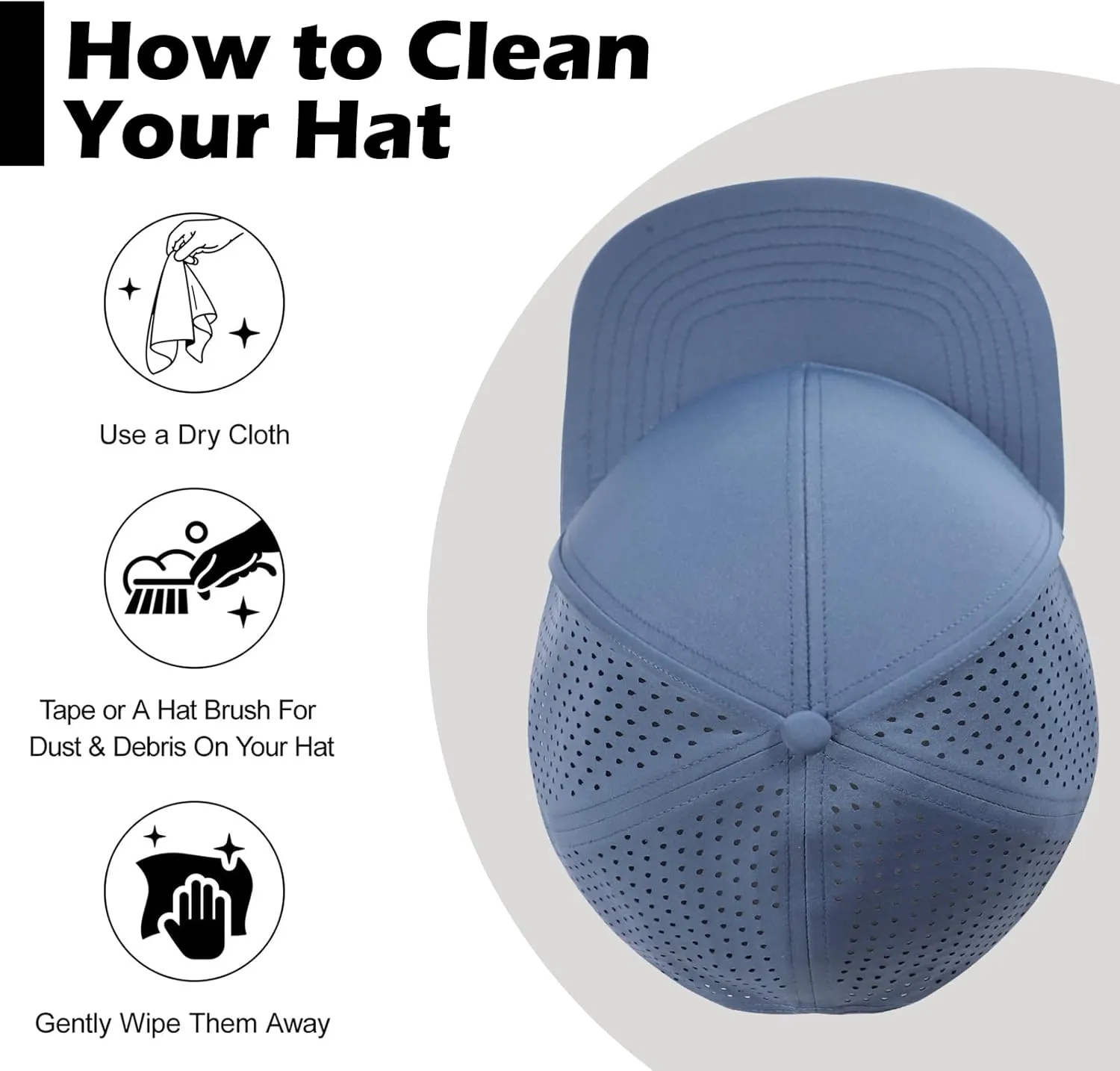 LiuSuper XXL Snapback Hats for Men, Flat Brim Hats for Men, Adjustable Mesh Trucker Hat for Women Big Head