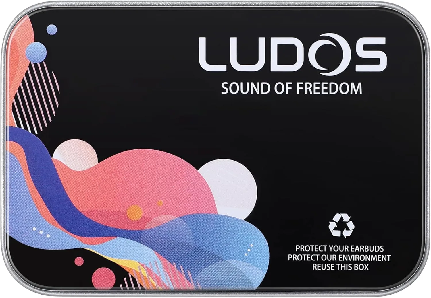 Ludos Clamor Wired Earbuds in-Ear Headphones, 5 Years Warranty, Earphones with Microphone, Noise Isolating Ear Buds for School, Kids, Women, Small Ear