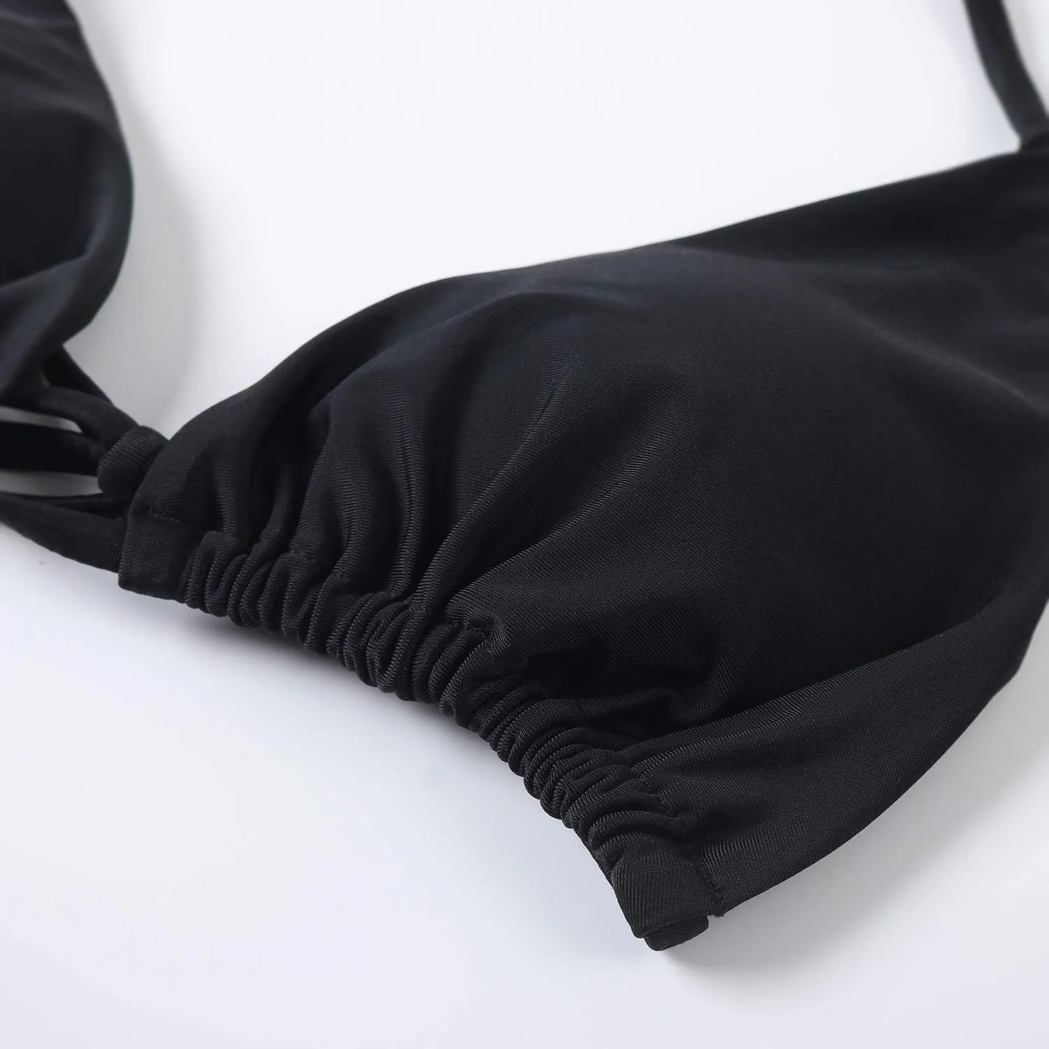 MOSHENGQI Women Sexy Brazilian Bikini 2 Piece Spaghetti Strap Top Thong Swimsuit Bathing Suit