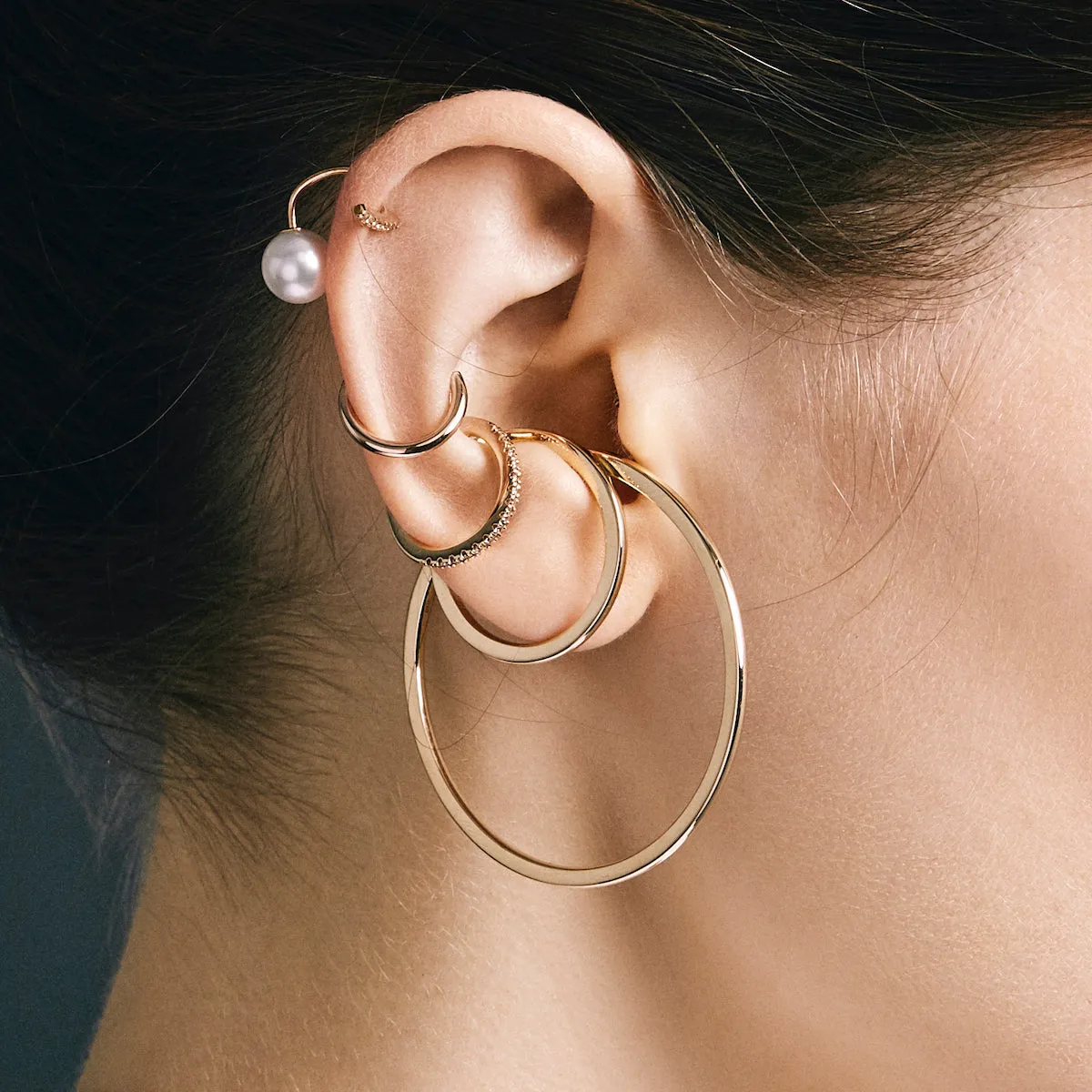 "Gossamer" Oversized Ear Cuff Extra Large size
