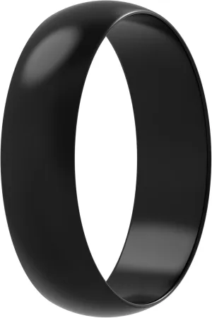 ThunderFit Silicone Wedding Ring for Women - Rubber Engagement Band - Width 5.5mm Thickness 1.5mm