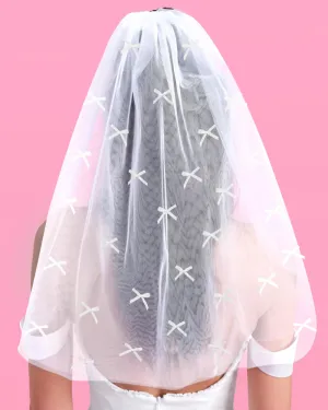 Tying The Knot Veil - mini bow veil